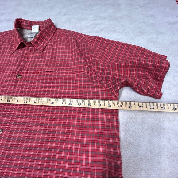 The North Face Red Casual Button Down Shirt Lightweight Cotton. XL - Picture 6 of 9